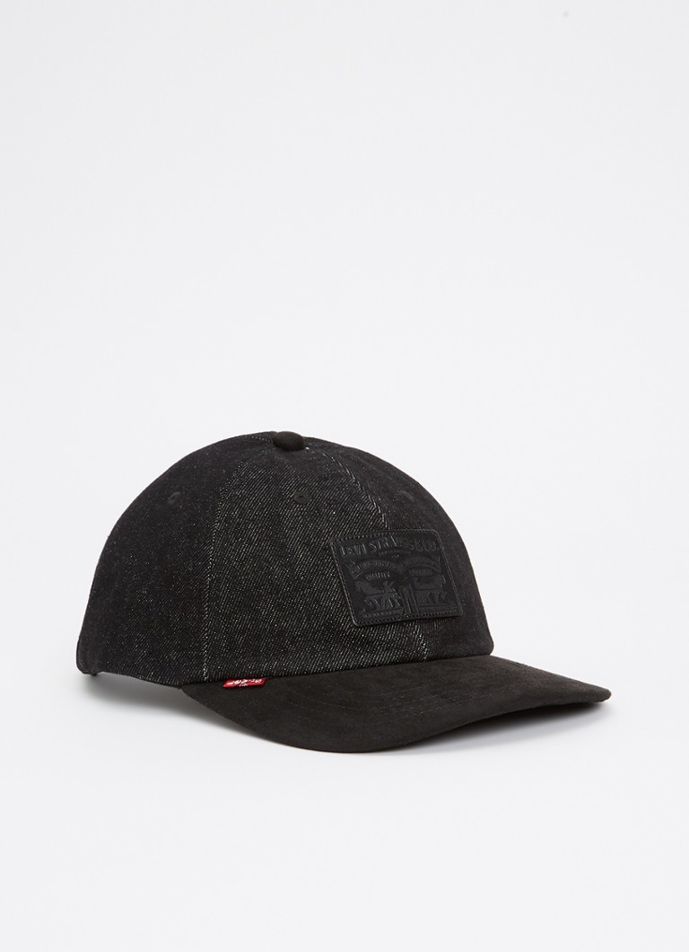 Levi's Heren Heritage pet met logo in de kleur Zwart