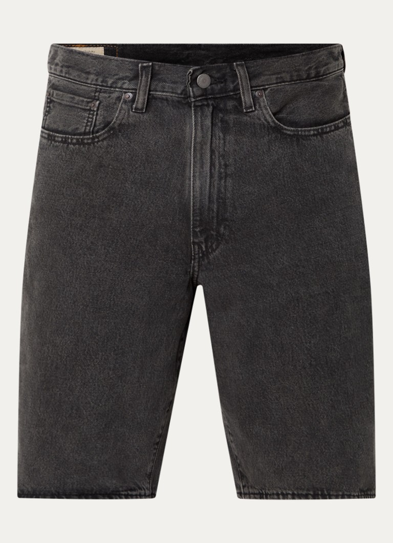 Levi's Heren 478 loose fit korte broek met gekleurde wassing in de kleur Zwart