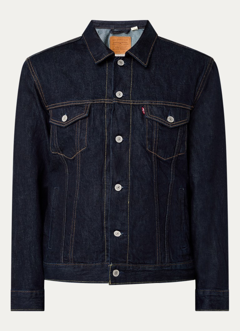 Levi's Heren Spijkerjas met borst- en steekzakken in de kleur Indigo
