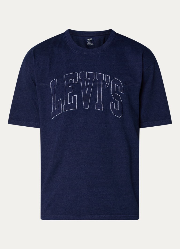 Levi's Heren Lockwood Practise T-shirt met logoprint in de kleur Donkerblauw