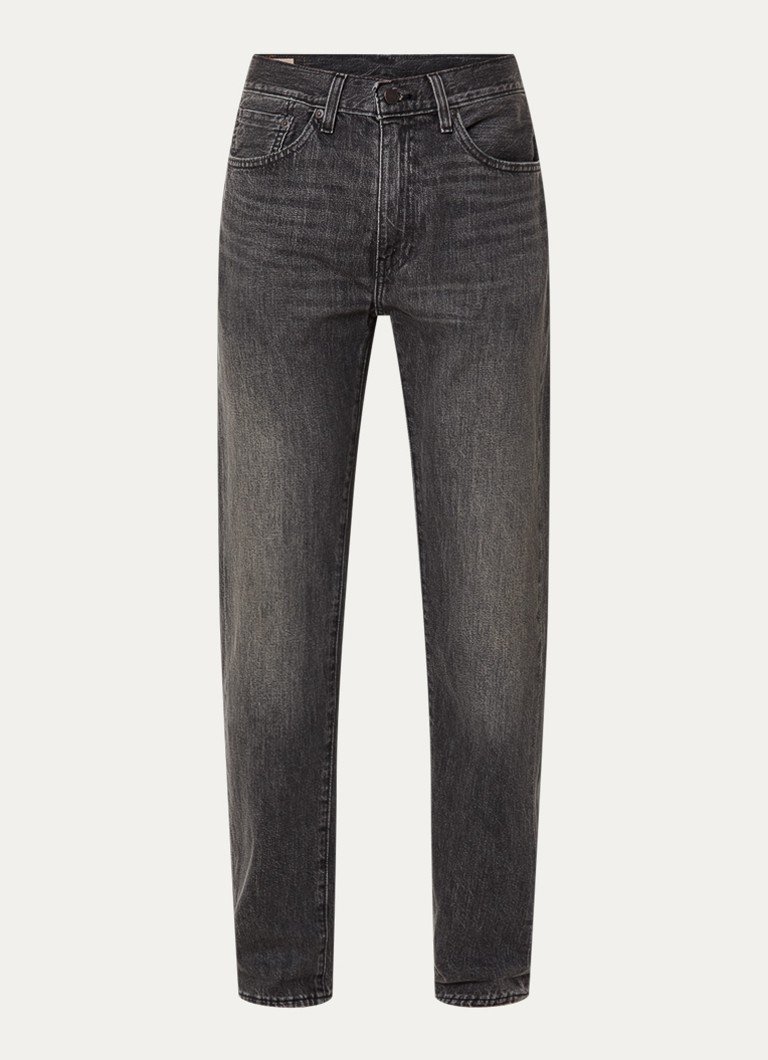 Levi's Heren 505 straight leg jeans met gekleurde wassing in de kleur Donkergrijs