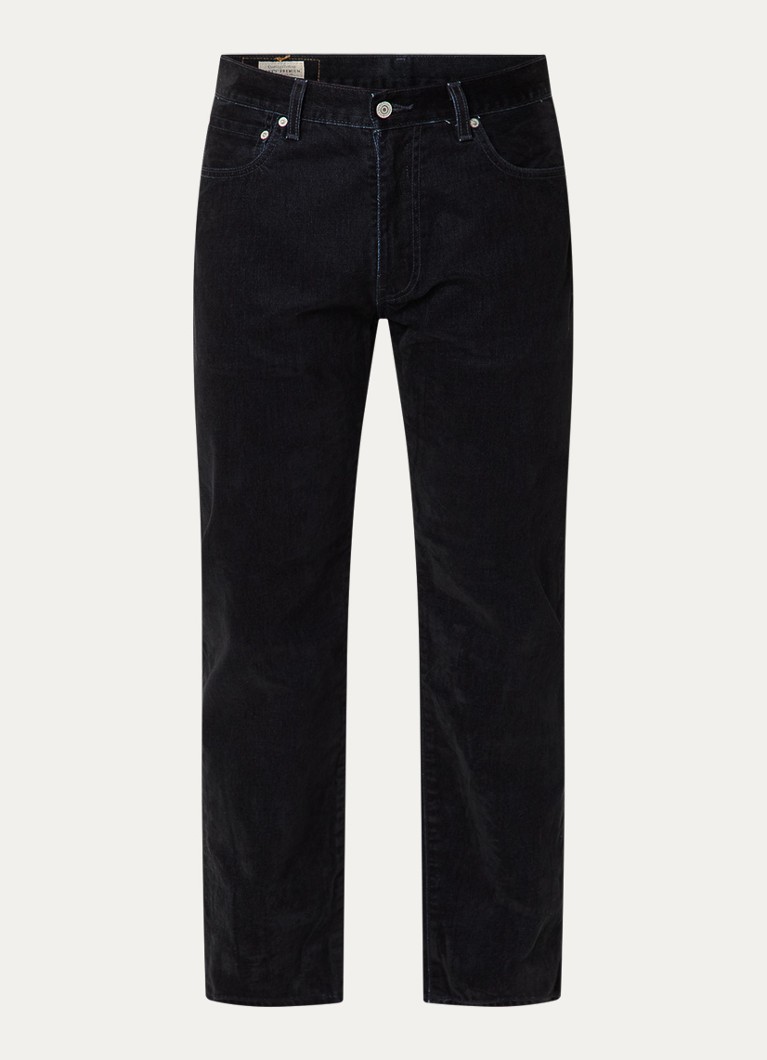 Levi's Heren 555 straight leg jeans met gekleurde wassing in de kleur Indigo