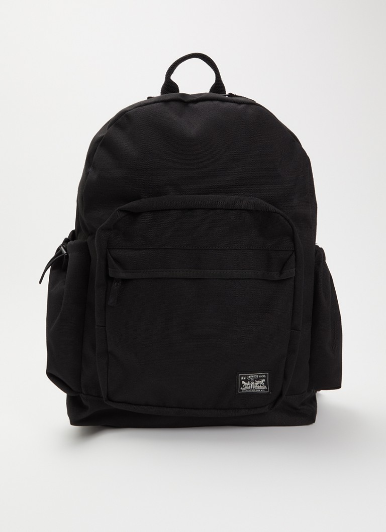 Levi's Heren Mission Bay rugzak met logo in de kleur Zwart