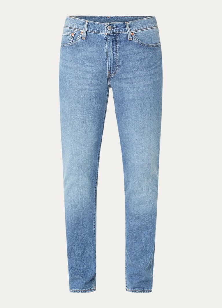 Levi's Heren 511 slim fit jeans met medium wassing en steekzakken in de kleur Indigo