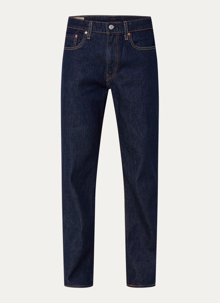 Levi's Heren 502 slim fit jeans met donkere wassing in de kleur Indigo