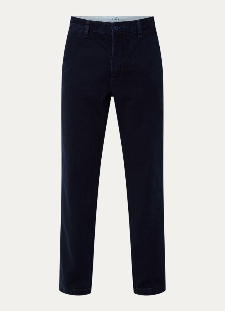 Levi's Heren XX straight fit chino met steekzakken in de kleur Donkerblauw
