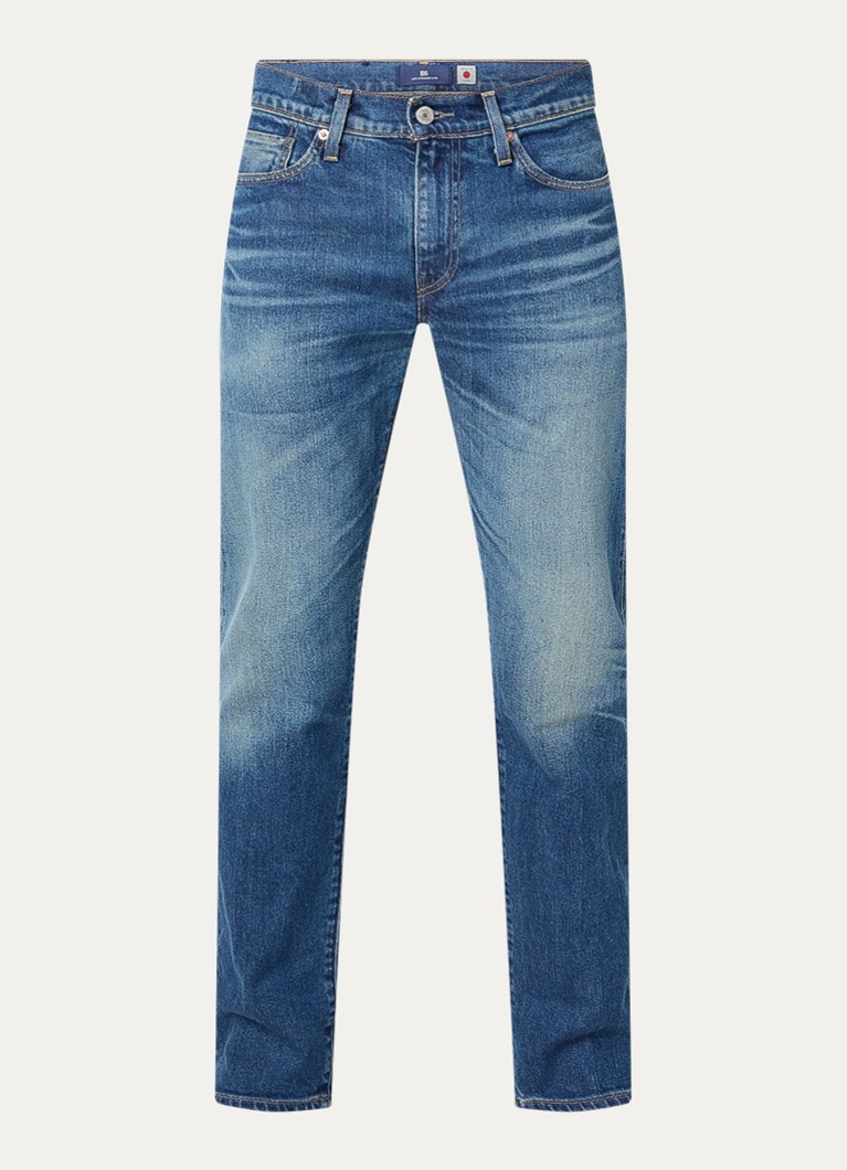 Levi's Heren Slim fit jeans met medium wassing in de kleur Indigo