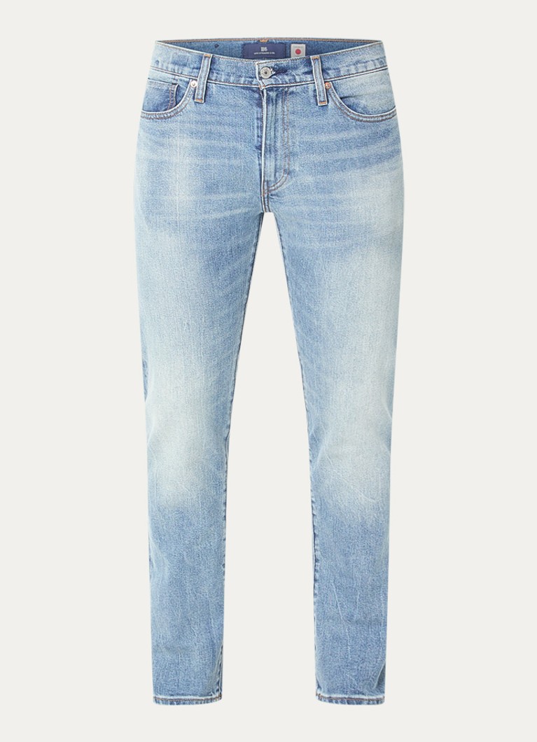 Levi's Heren 511 slim fit jeans met medium wassing en steekzakken in de kleur Indigo