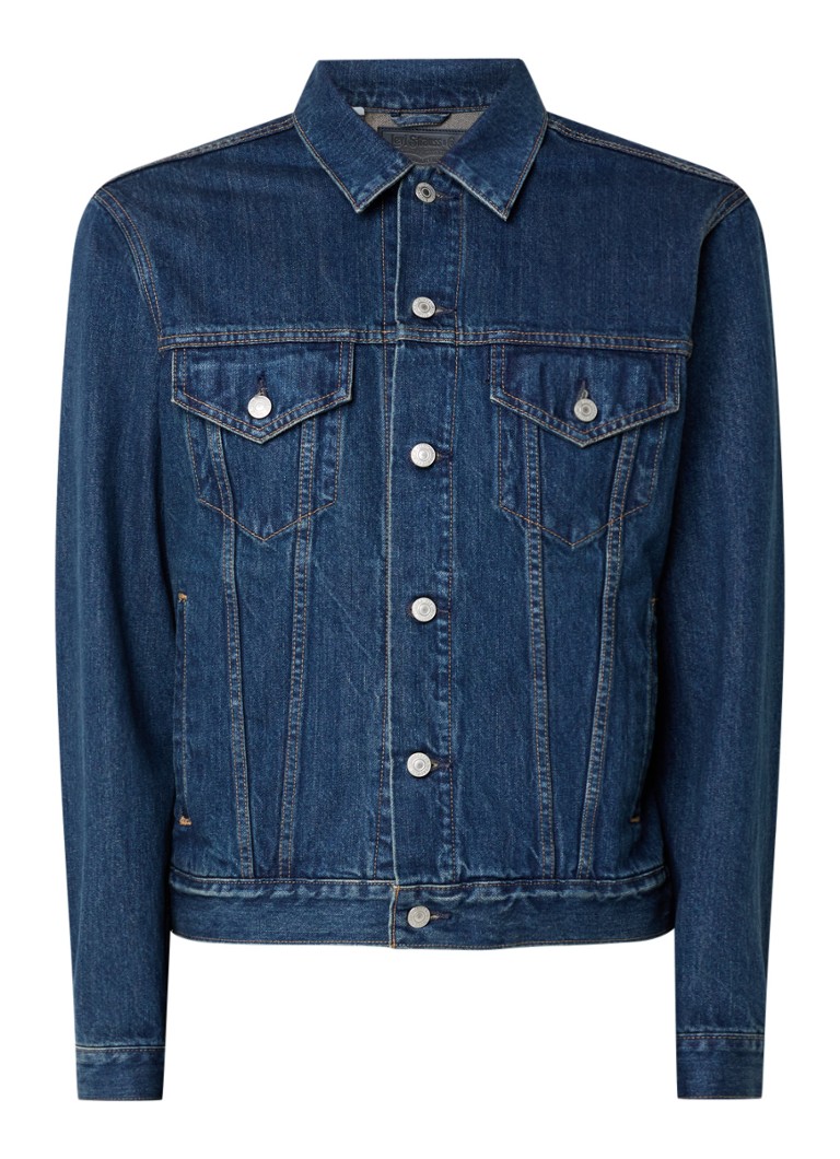 Levi's Heren Spijkerjas met steekzakken in de kleur Indigo