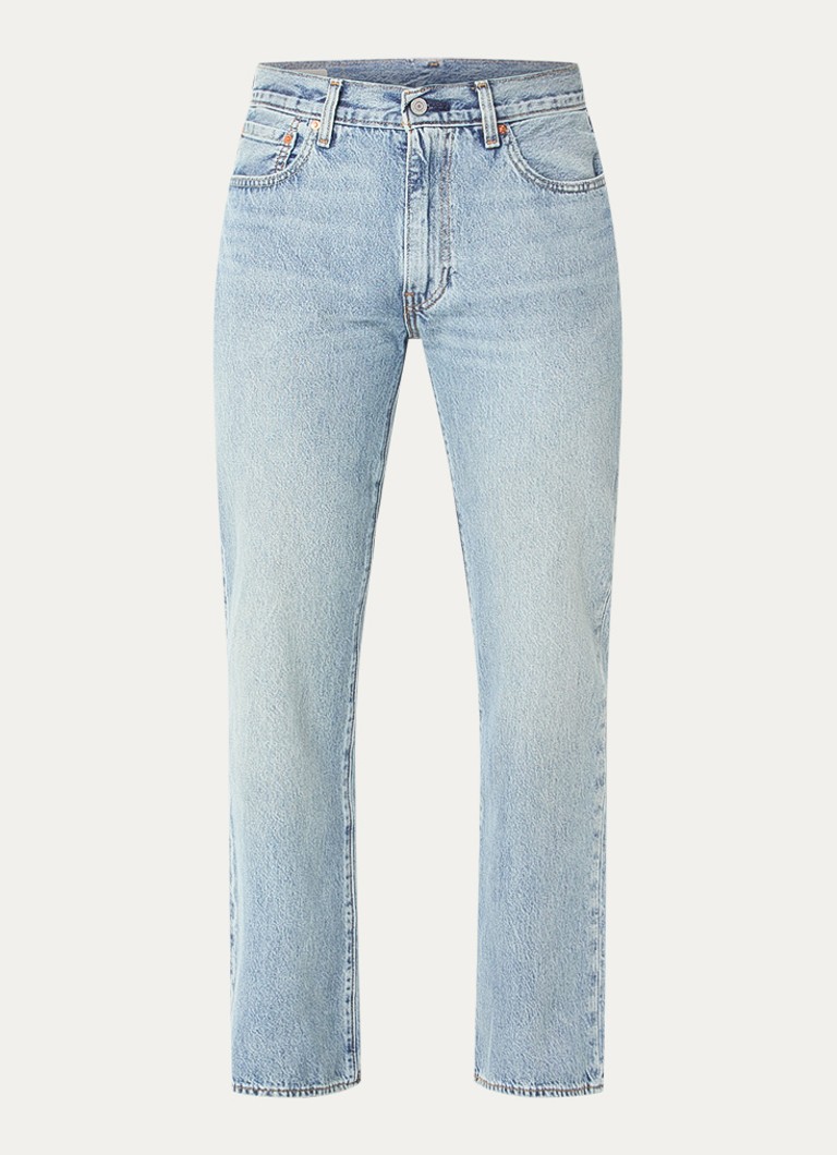 Levi's Heren 567 straight leg jeans met medium wassing in de kleur Indigo
