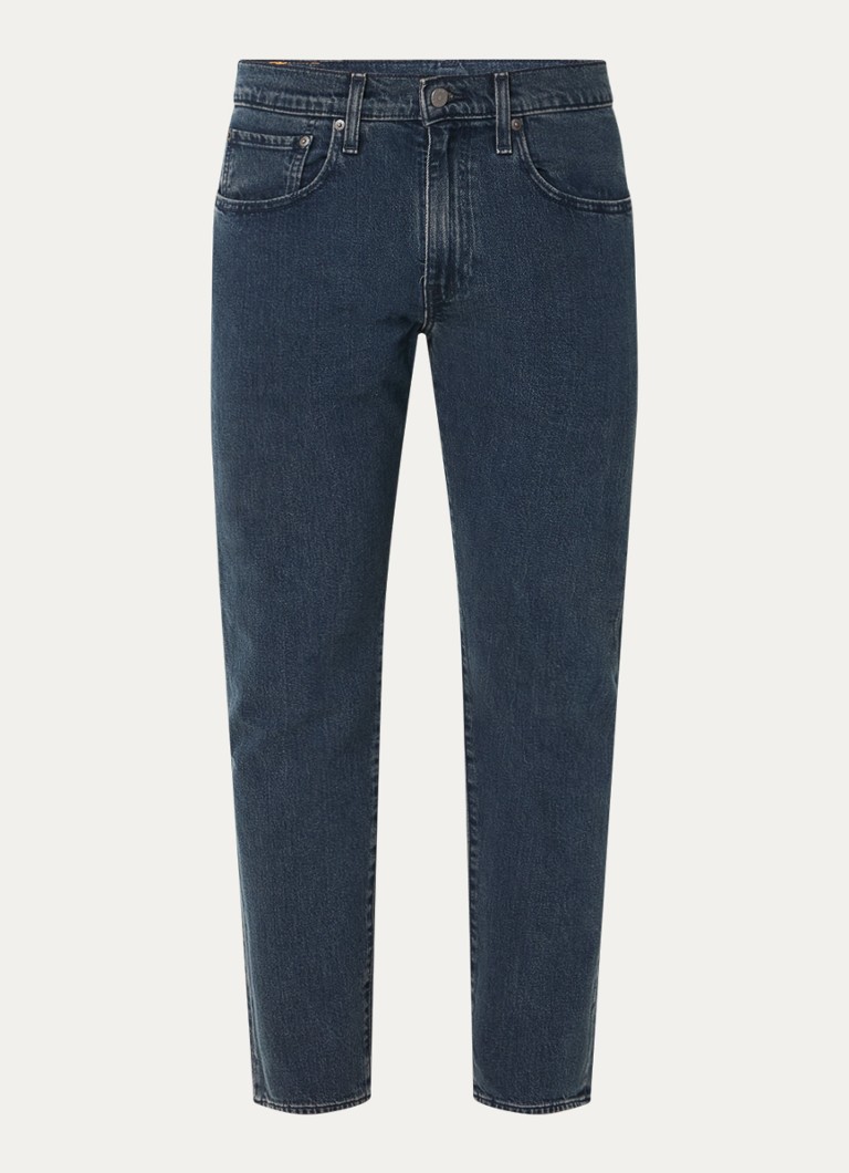 Levi's Heren 502 skinny jeans met donkere wassing in de kleur Indigo