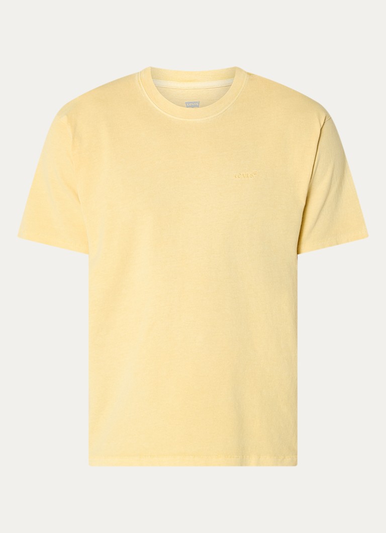 Levi's Heren Red Tab T-shirt met ronde hals in de kleur Geel