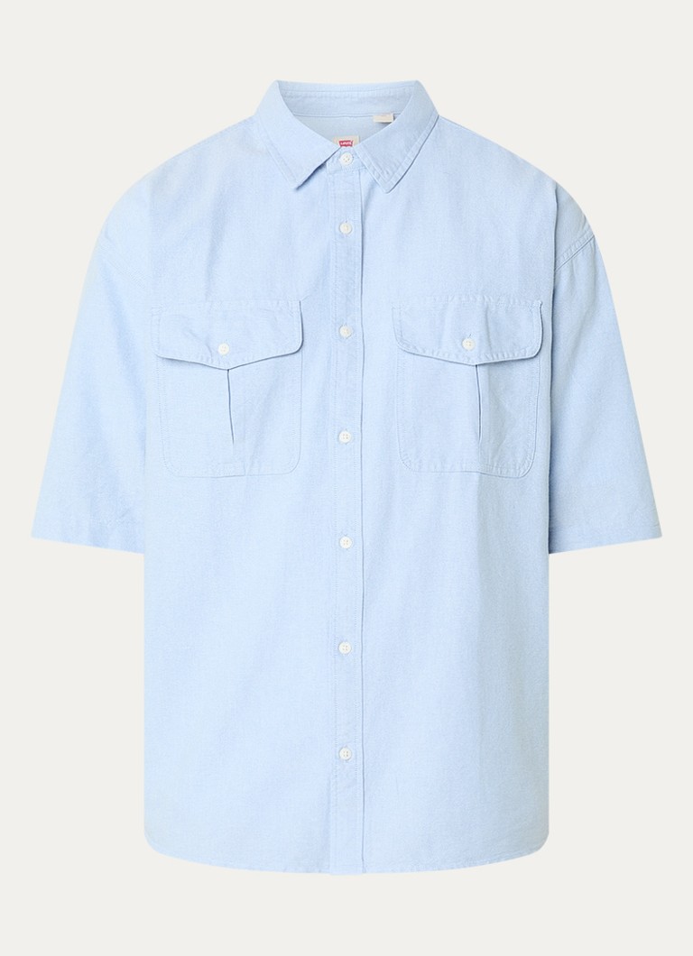 Levi's Heren Pacifica comfort fit overhemd in de kleur Lichtblauw