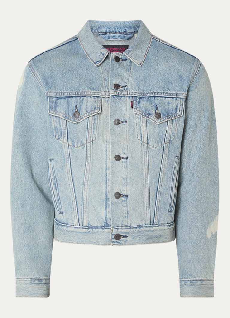 Levi's Heren Pride Road Worn spijkerjas met steekzakken in de kleur Indigo
