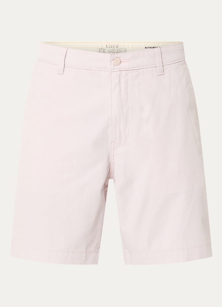 Levi's Heren XX straight fit korte broek met steekzakken in de kleur Lichtroze