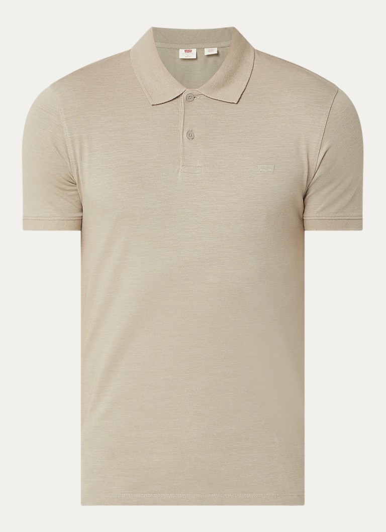 Levi's Heren Regular fit polo met stretch in de kleur Khaki