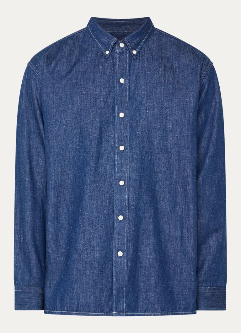 Levi's Heren Regular fit overhemd van chambray in de kleur Indigo