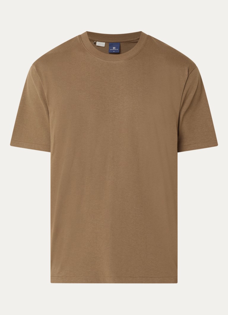 Levi's Heren T-shirt met ronde hals in de kleur Lichtbruin