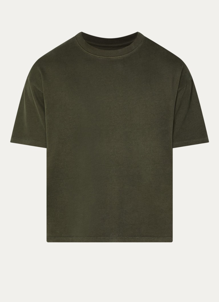 Levi's Heren T-shirt met ronde hals in de kleur Groen