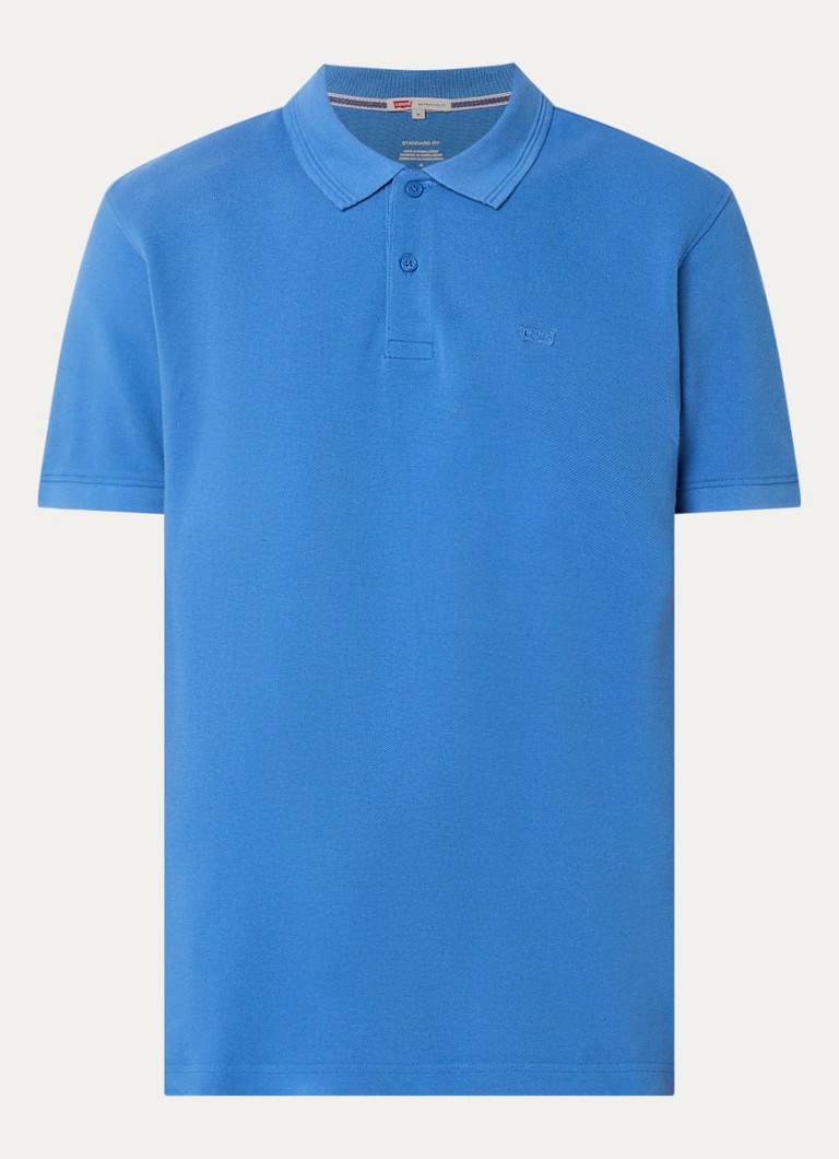 Levi's Heren Regular fit polo met logo in de kleur Blauw