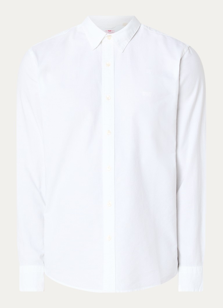 Levi's Heren Regular fit overhemd met logo in de kleur Wit