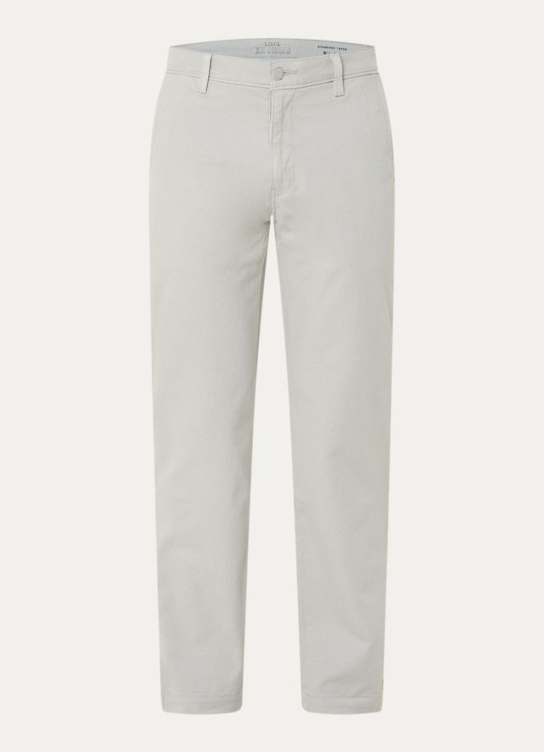 Levi's Heren Slim fit chino met steekzakken in de kleur Lichtgrijs