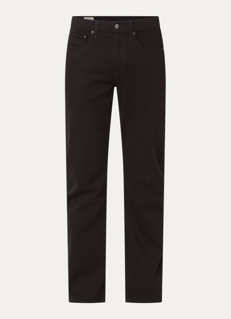 Levi's Heren 502 slim fit jeans met gekleurde wassing in de kleur Zwart