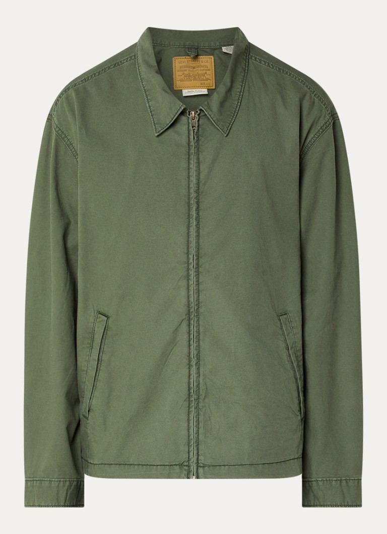 Levi's Heren Jack met steekzakken in de kleur Legergroen