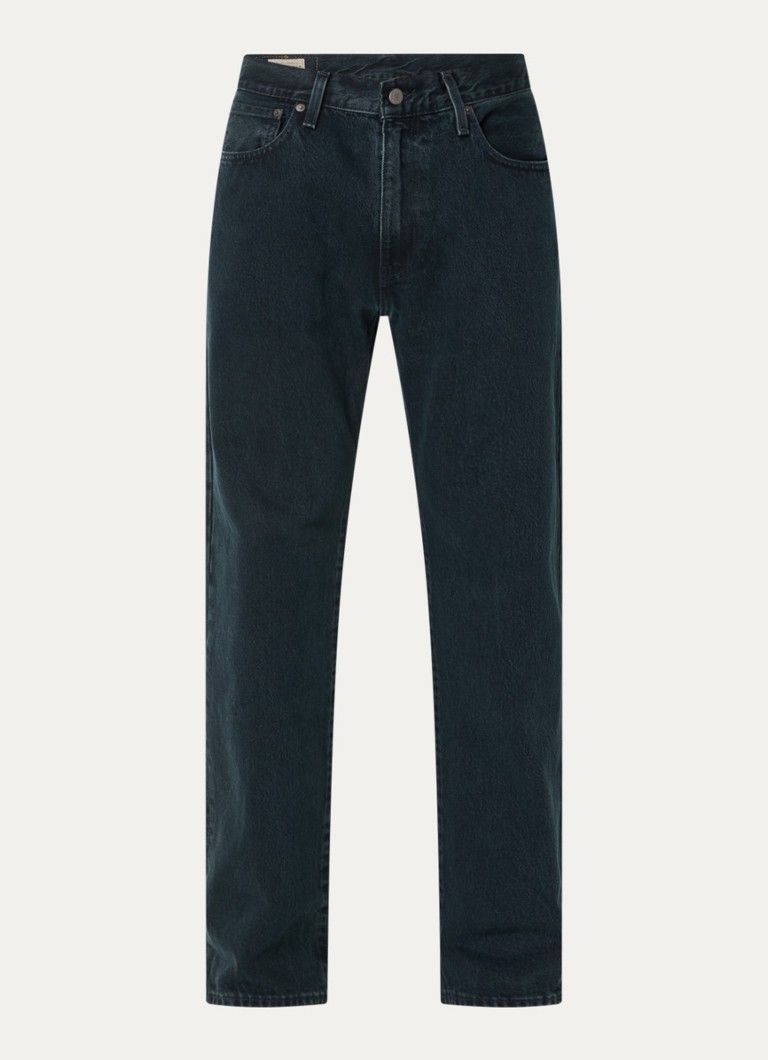 Levi's Heren 555 straight leg jeans met donkere wassing in de kleur Indigo