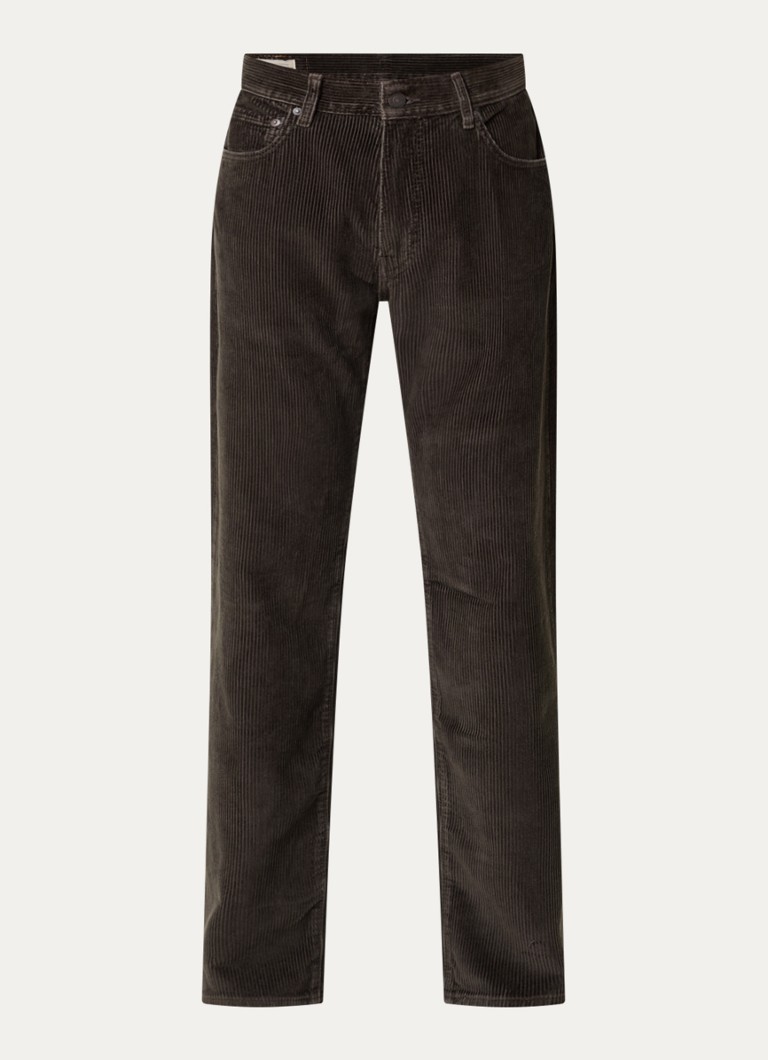 Levi's Heren 555 straight leg jeans met gekleurde wassing in de kleur Donkerbruin