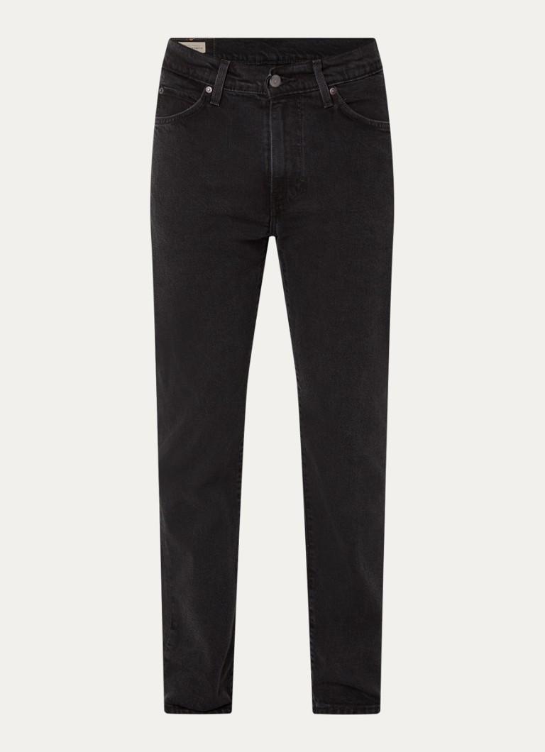 Levi's Heren 518 slim fit jeans met gekleurde wassing in de kleur Zwart