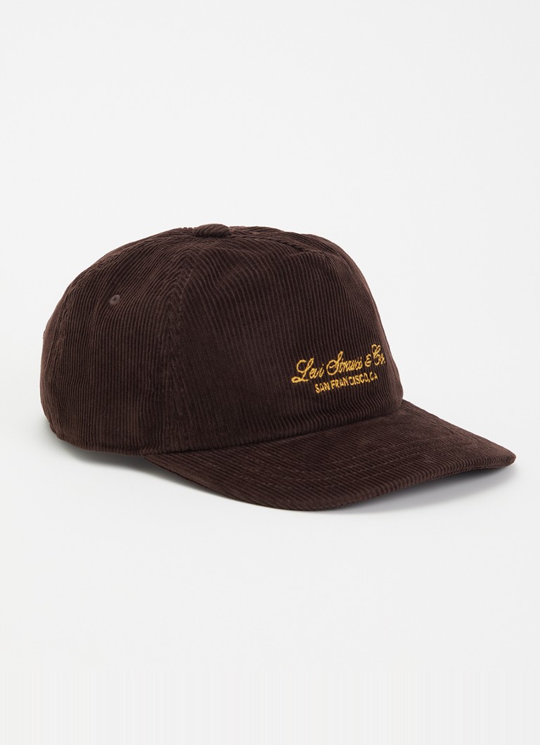 Levi's Heren Lakeshore pet van corduroy in de kleur Donkerbruin