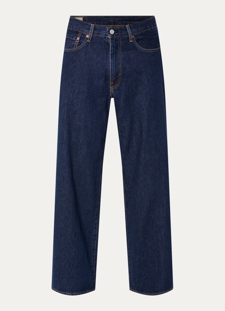 Levi's Heren Wide leg jeans met donkere wassing in de kleur Indigo