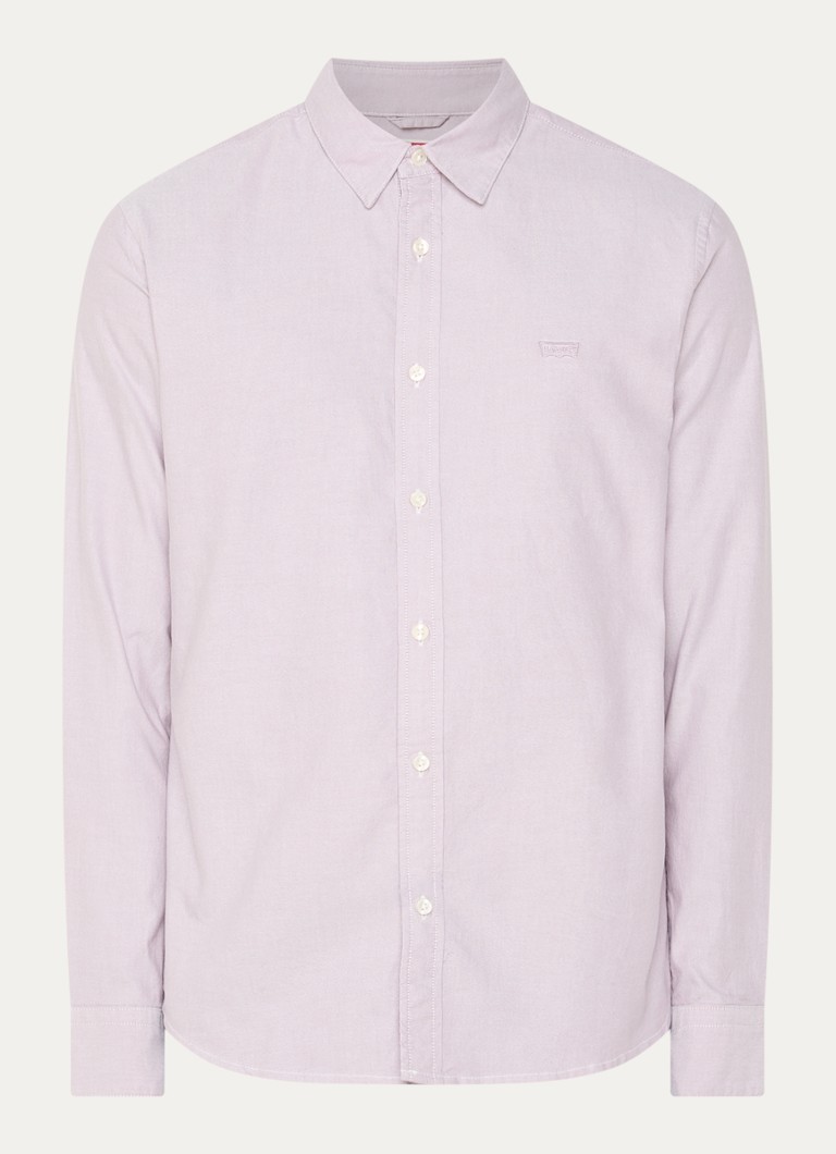 Levi's Heren Regular fit overhemd met logoborduring in de kleur Lichtroze