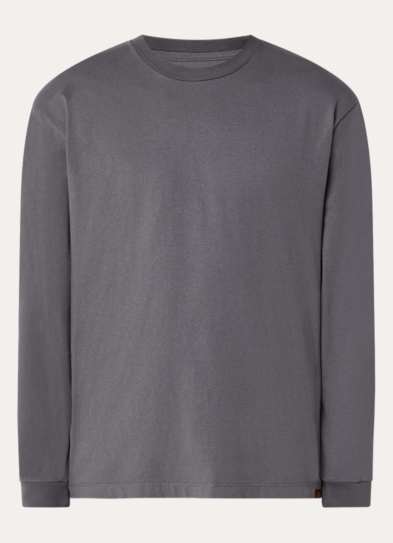 Levi's Heren Longsleeve met ronde hals in de kleur Grijs
