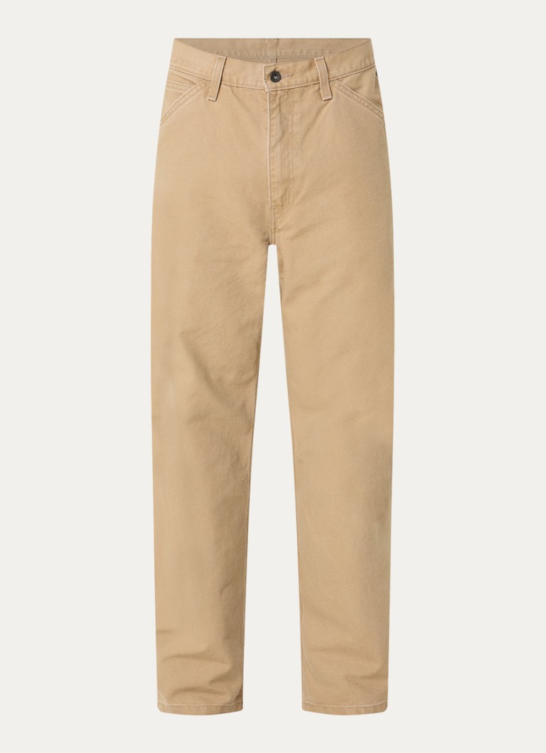 Levi's Heren 568 loose fit cargobroek met steekzakken in de kleur Oranjebruin