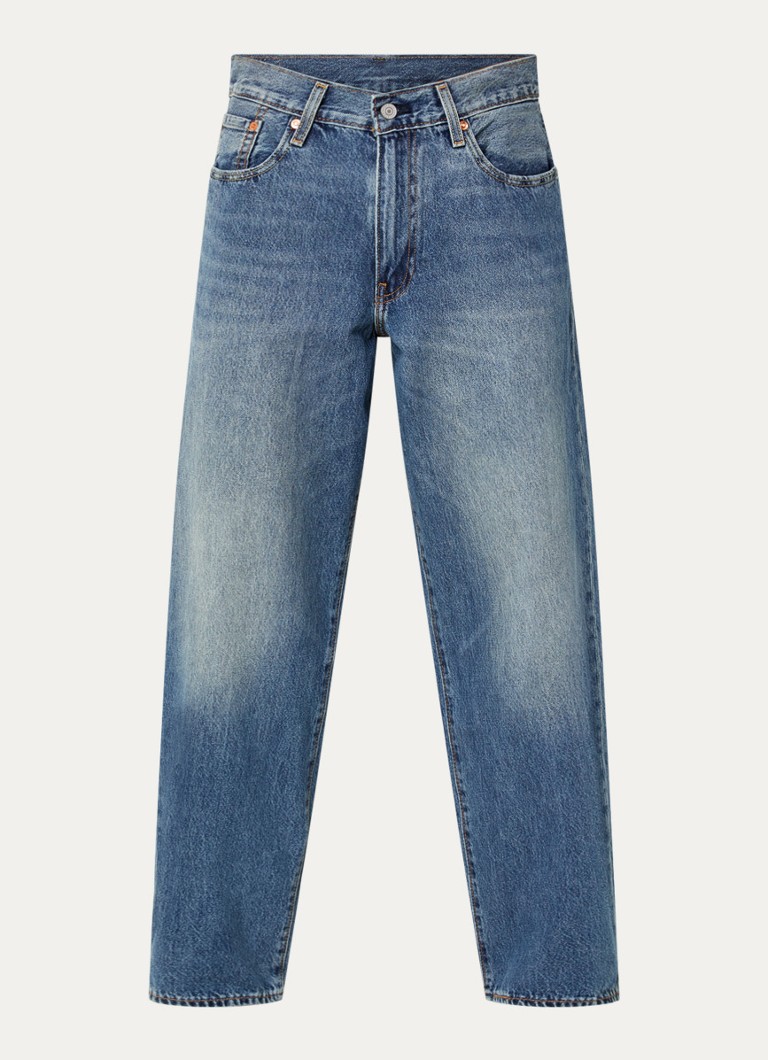 Levi's Heren 578 Wide leg jeans met medium wassing in de kleur Indigo