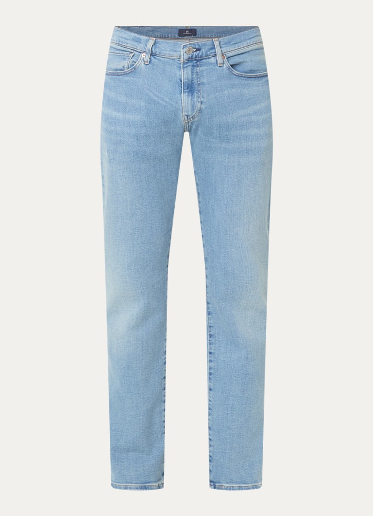 Levi's Heren 511 slim fit jeans met lichte wassing in de kleur Indigo