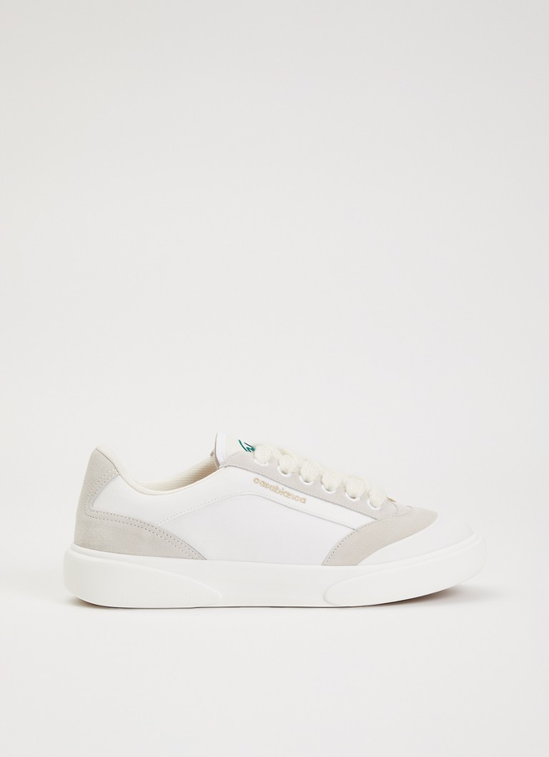 Casablanca Heren Del Mar sneaker van canvas met suède details in de kleur Wit, maat: 44