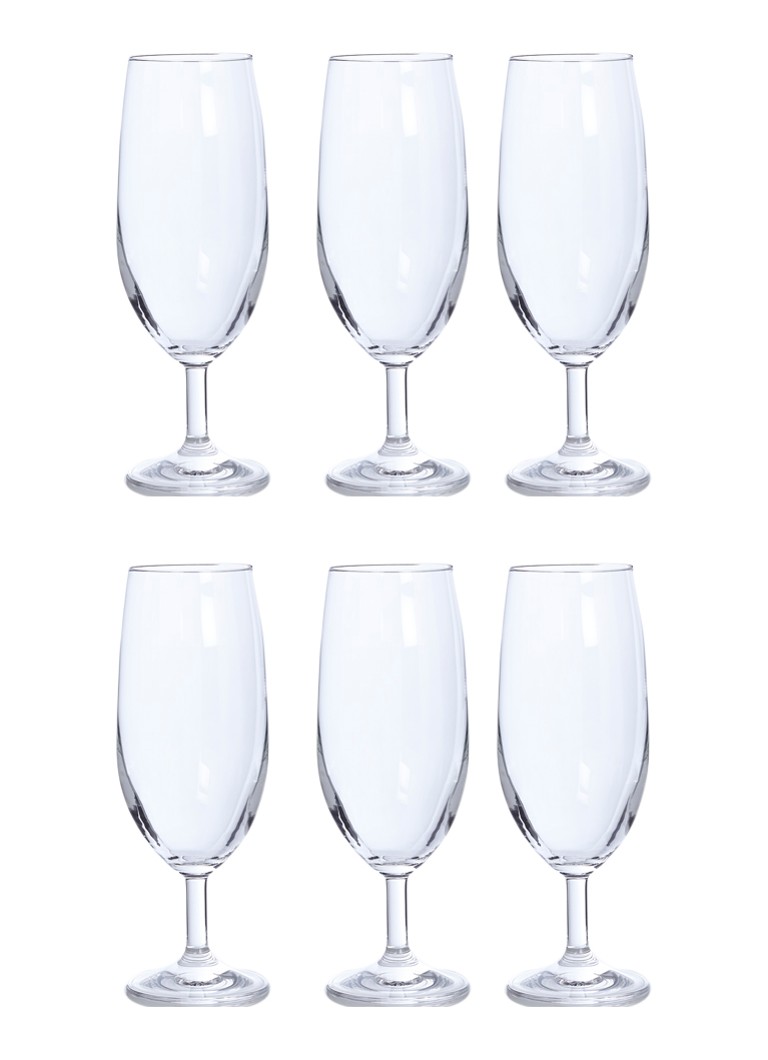 Leonardo Daily bierglas 36 cl set van 6 Transparant - Deal