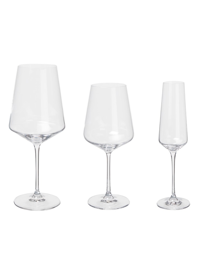 Leonardo Puccini wijnglas 20 cl set van 12 Transparant - Deal