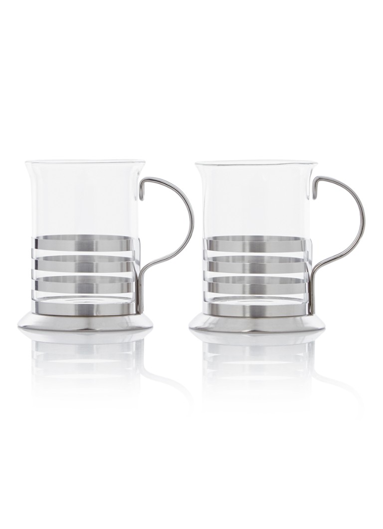 Leonardo Balance Theeglas 23 cl set van 2 Zilver - Deal