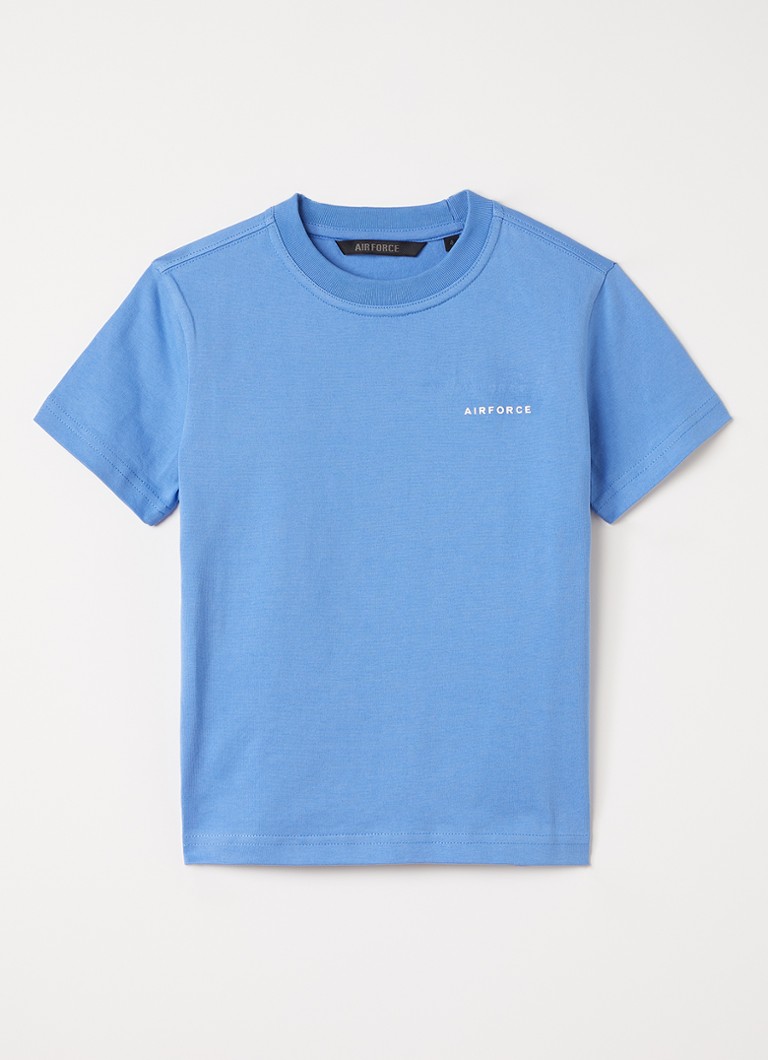 Airforce Jongens T-shirt met logo in de kleur Blauw, maat: 4J=104
