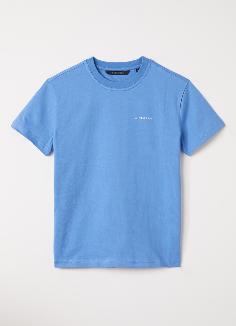 Airforce Jongens T-shirt met logo in de kleur Blauw, maat: 16J=176