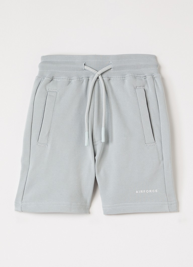 Airforce Jongens Loose fit korte joggingbroek in de kleur Lichtgrijs, maat: 16J=176
