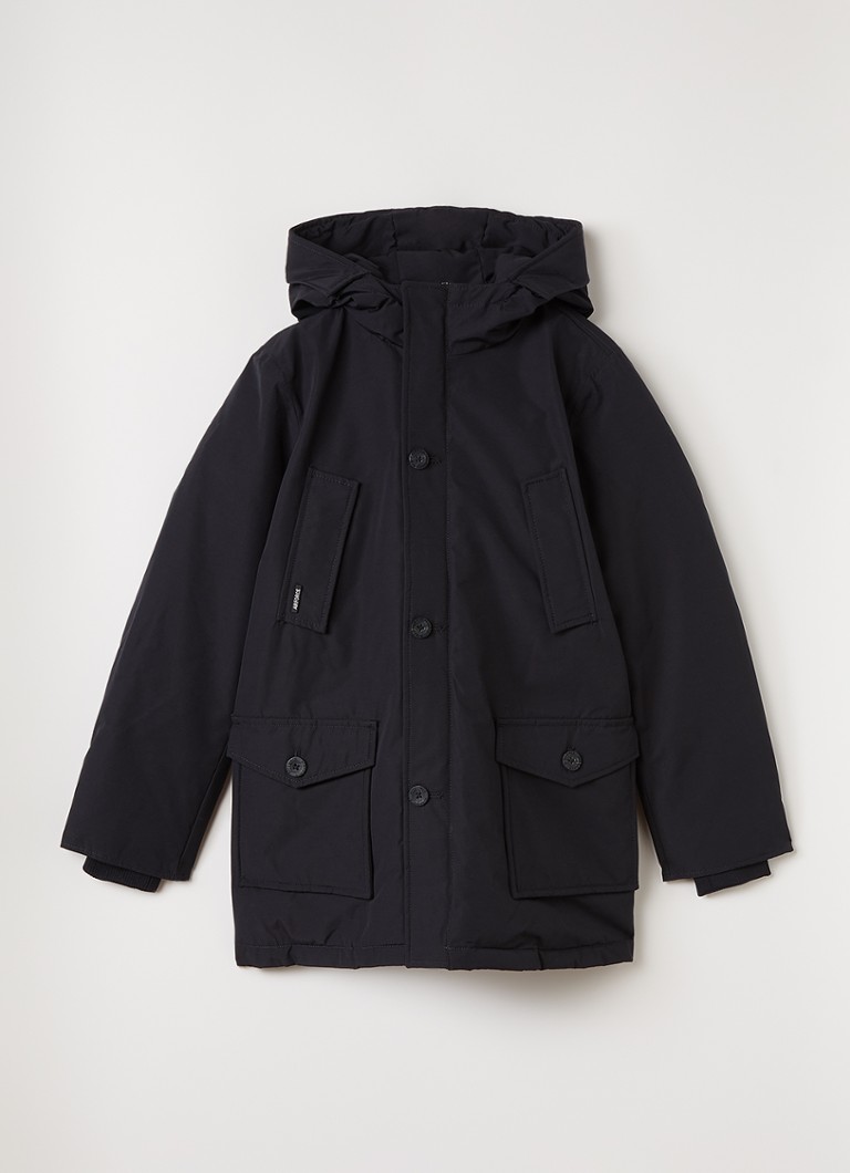 Airforce Jongens Gewatteerde parka in de kleur Donkerblauw, maat: 176