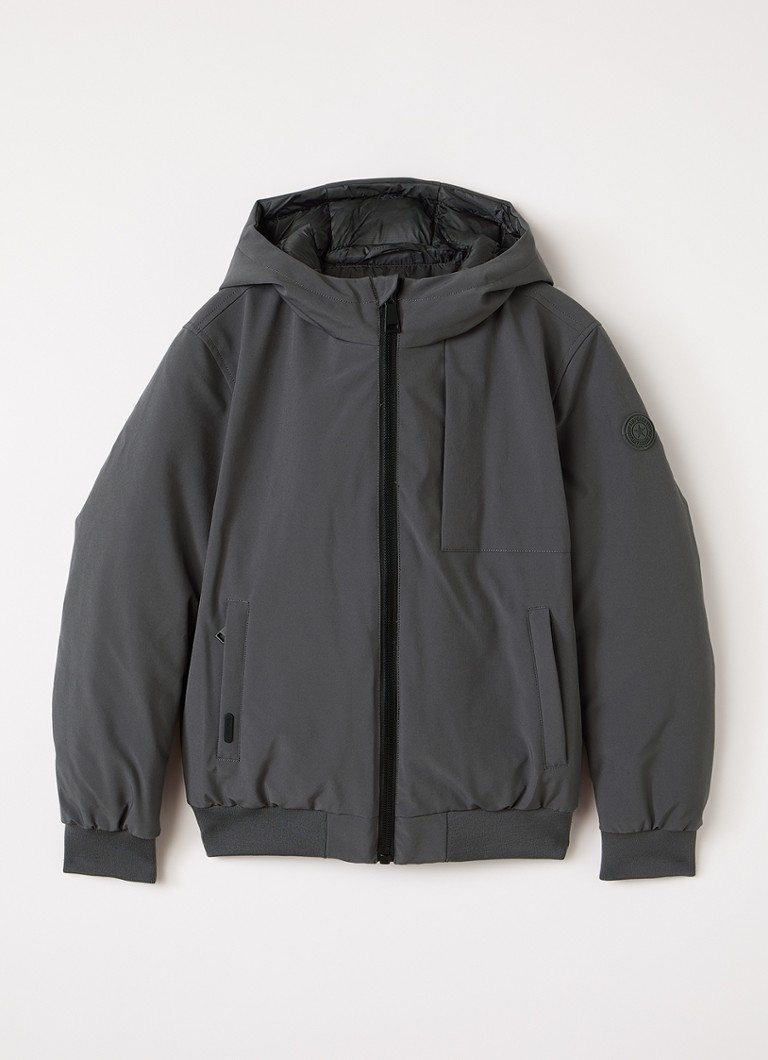 Airforce Jongens Reversible puffer jack in de kleur Donkergrijs, maat: 176