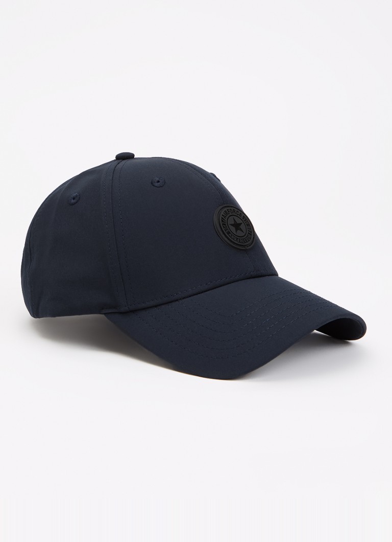 Airforce Jongens Pet met logo in de kleur Donkerblauw, maat: ONE SIZE