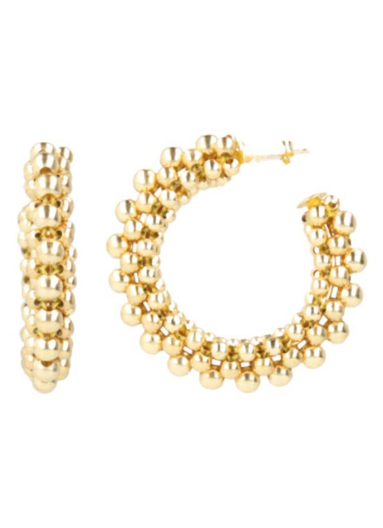 LOTT. Gioielli Dames Noella Classic oorringen verguld in de kleur Goud, maat: 1 size
