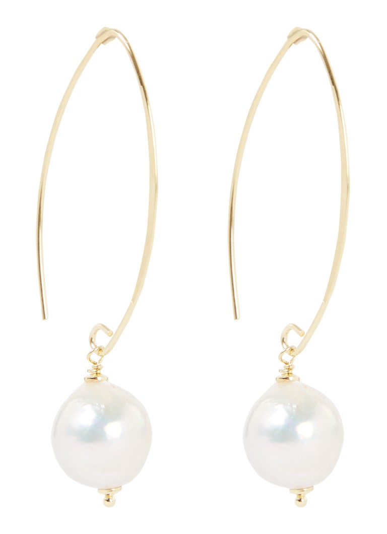 LOTT. Gioielli Dames Pearl S oorhangers verguld